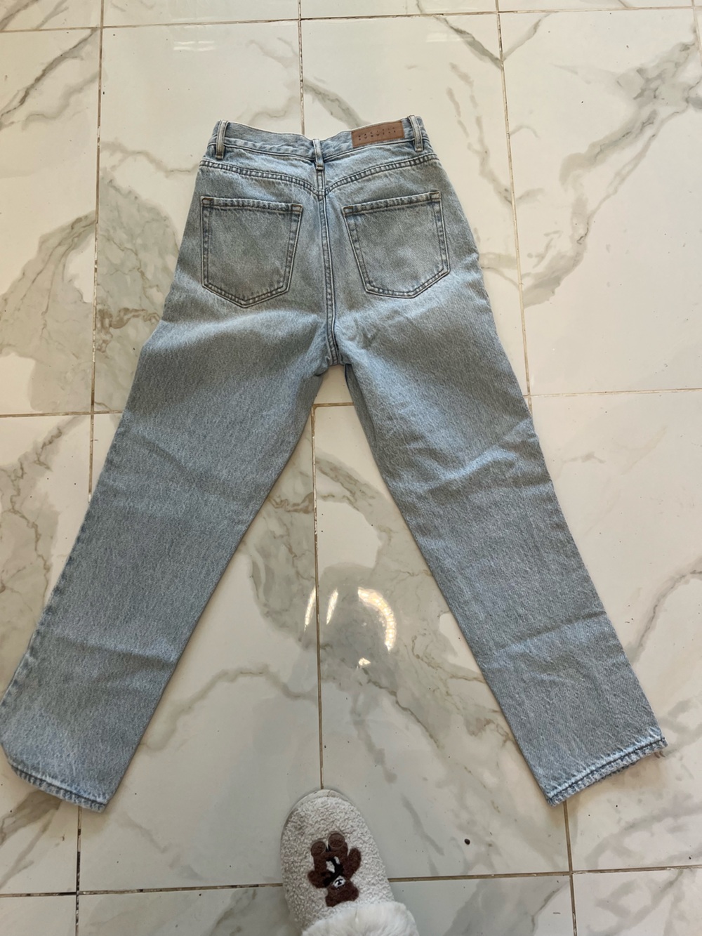 Pacific Sunwear Light Wash Straight Leg Jeans - Pale Blue
